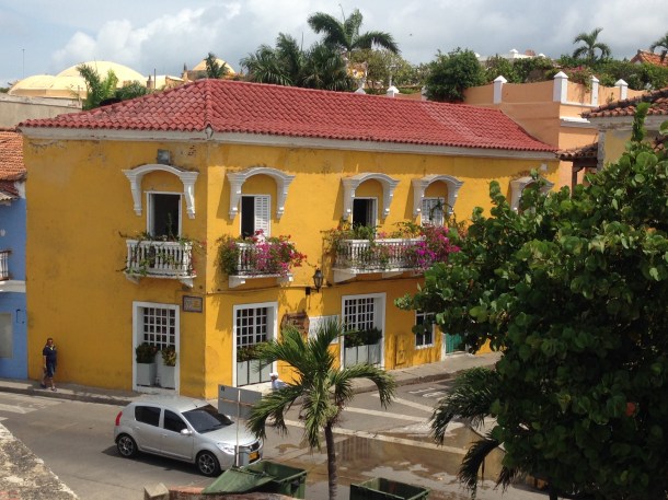 Colorful Spanish architecture