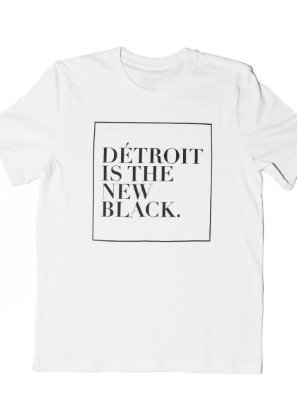 Detroit Is The New Black T-shirt Retrieved February 2, 2016 from https://www.tumblr.com/search/detroit+is+the+new+black