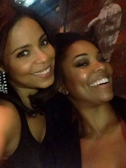 Gabrielle Union and Sanaa Lathan. Source Sanaa's Instagram