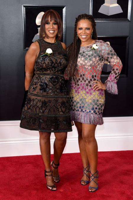 Gayle King and Kirby Bumpus